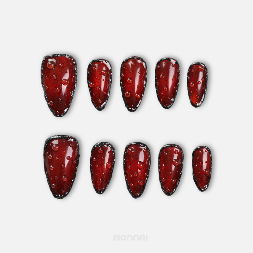 Burgundy Dewdrops