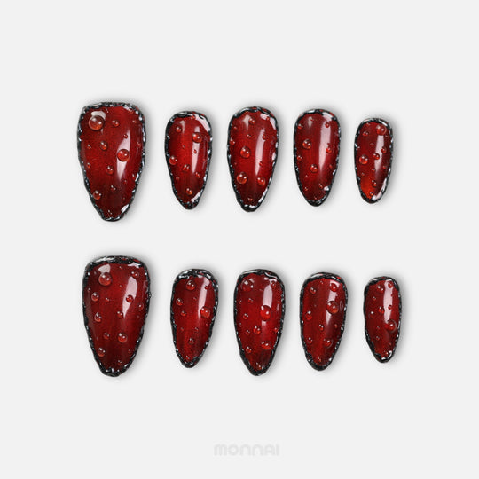 Burgundy Dewdrops